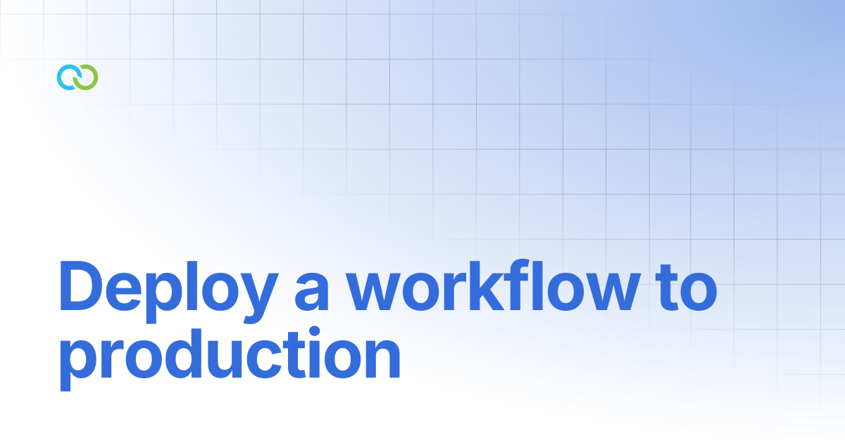 Deploy a workflow to production | Chat Flow | Clickatell User Guides