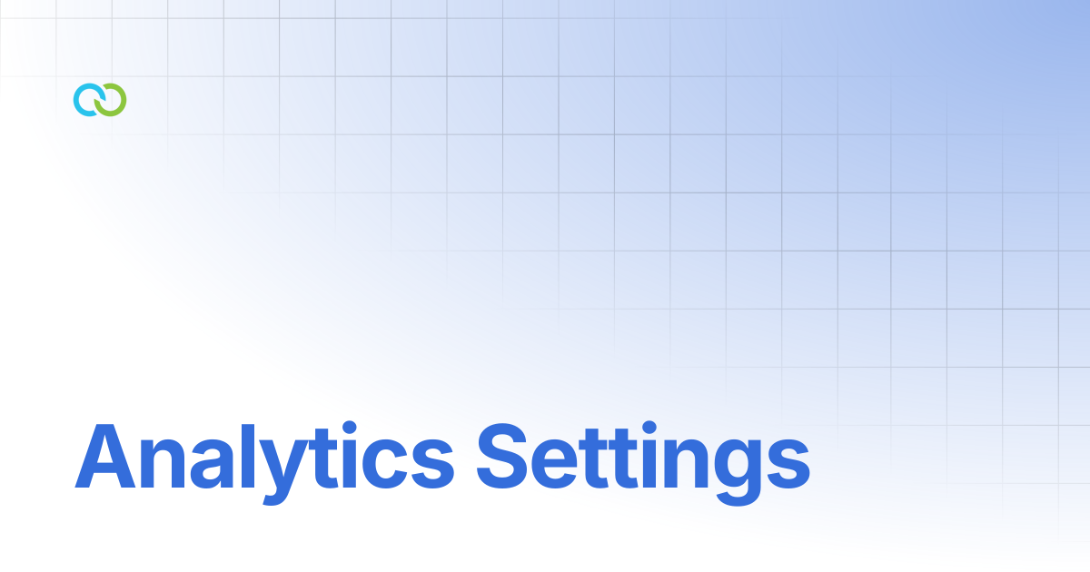 Analytics Settings | Chat Flow | Clickatell User Guides