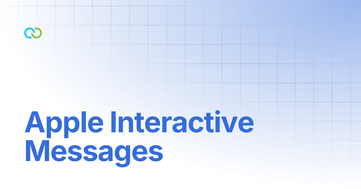 Apple Interactive Messages | Chat Flow | Clickatell User Guides