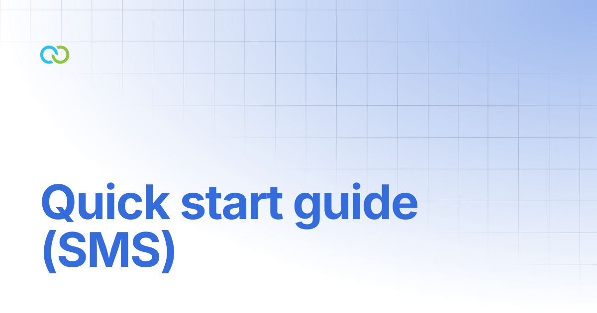 Quick start guide (SMS) | SMS | Clickatell User Guides