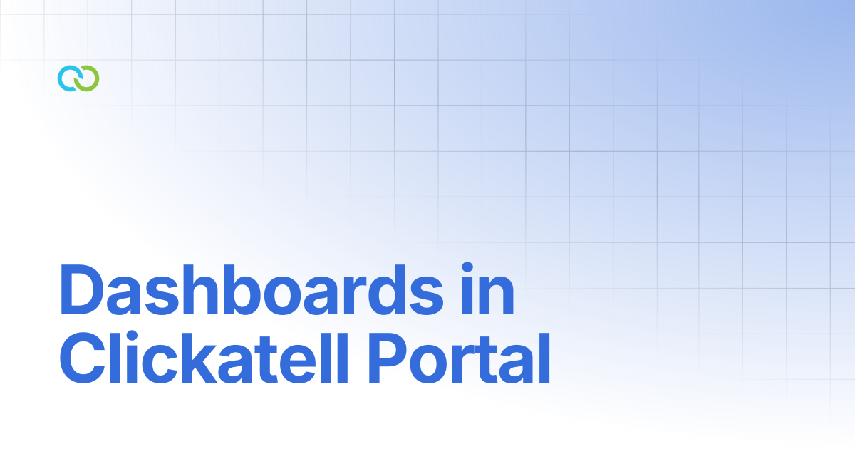 Dashboards in Clickatell Portal | Clickatell User Guides